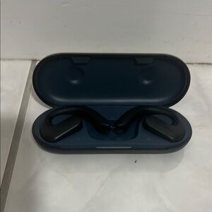 Black Wireless Earbuds with Charging Case